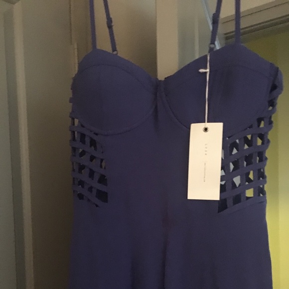 Blue midi dress - Picture 5 of 5